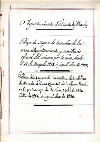 Póliza de seguro de incendios de la casa Ayuntamiento y mobiliario de oficina del mismo (1918)