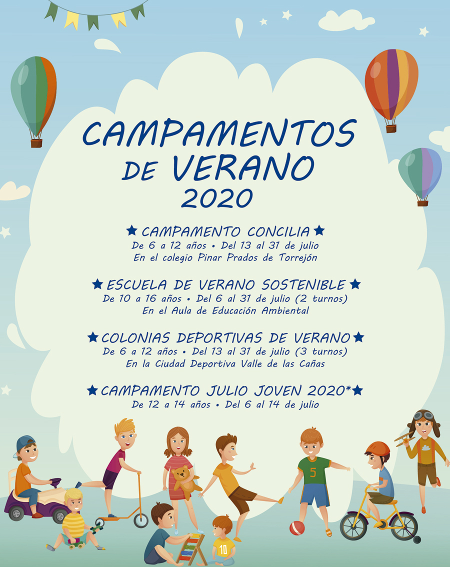 Cartel Campamentos de verano