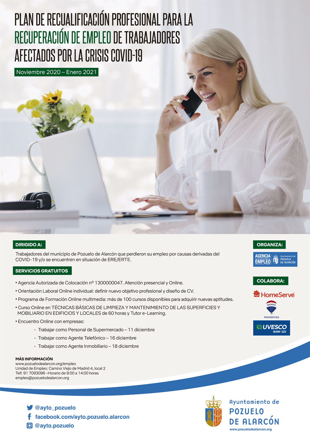 Cartel completo del Plan de recualificación