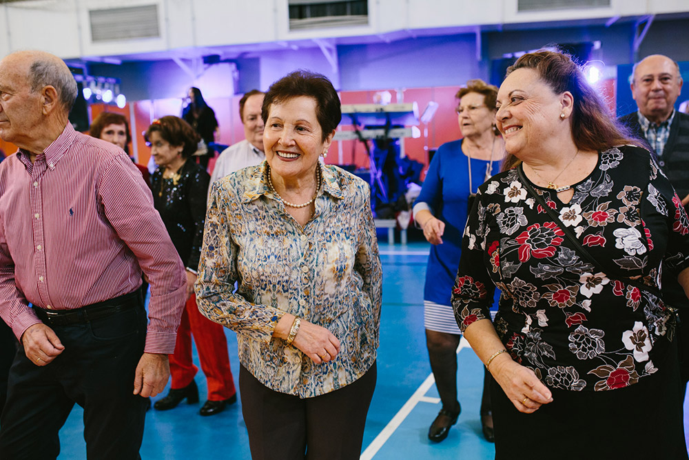 Comida de Navidad con los mayores de Pozuelo