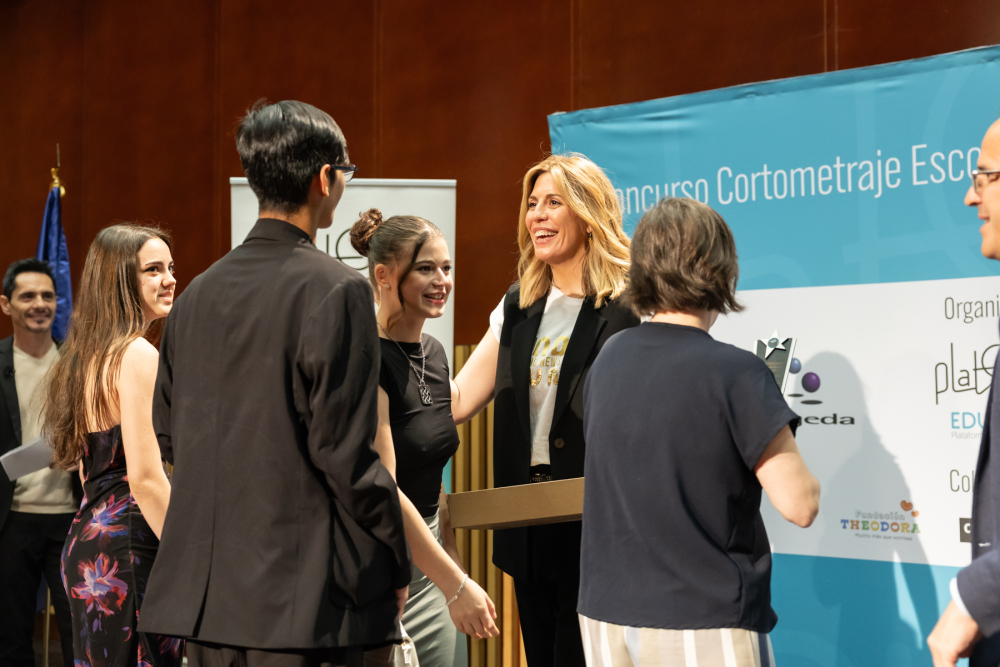 Entrega de premios del II Concurso de Cortometrajes Escolar Platino Educa