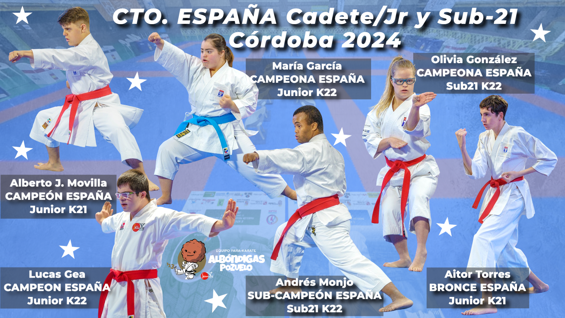 Éxito rotundo del Club Karate Pozuelo en el Campeonato de España 2024