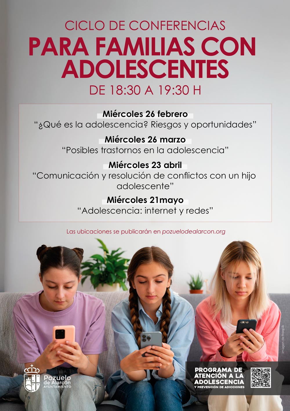 Ciclo de conferencias Familias
