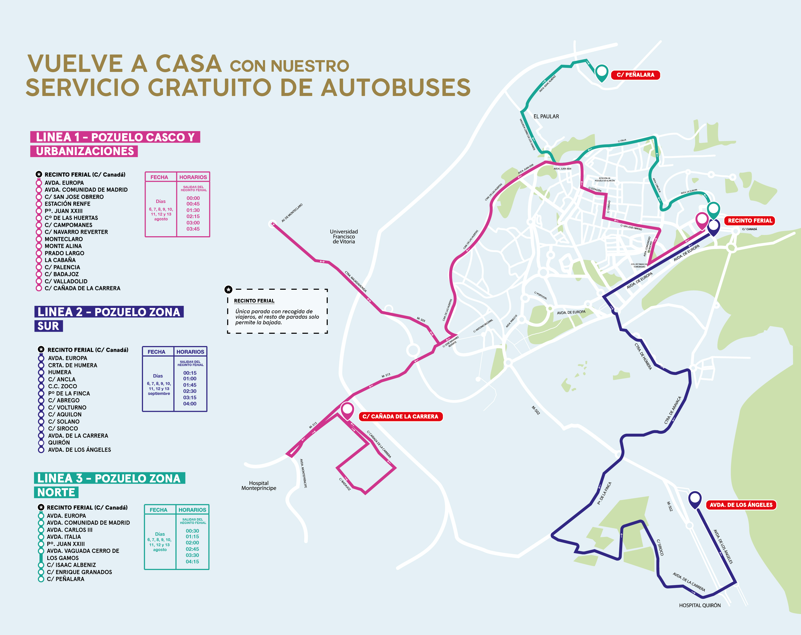 autubuses folleto original