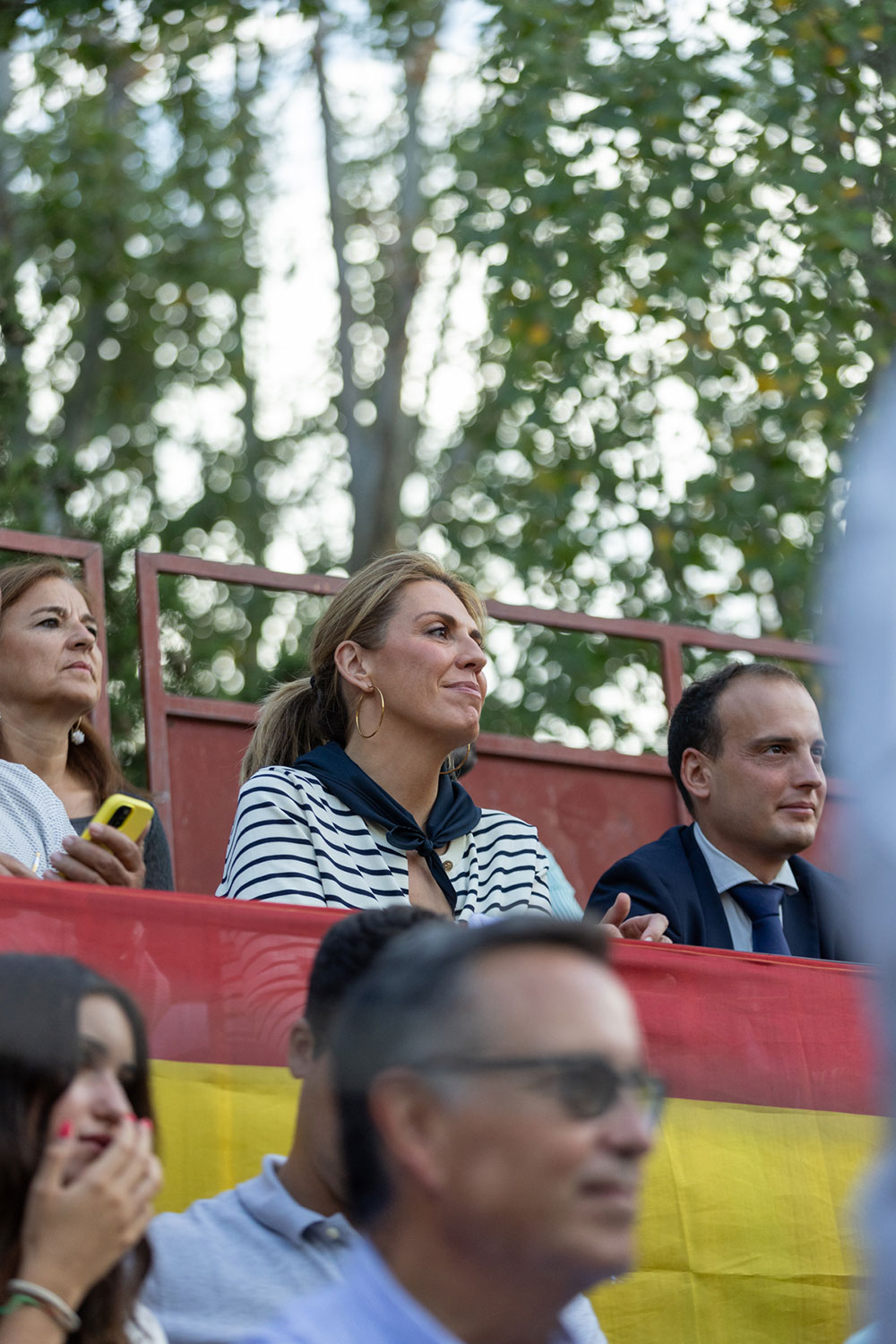 La alcaldesa en la Plaza de toros