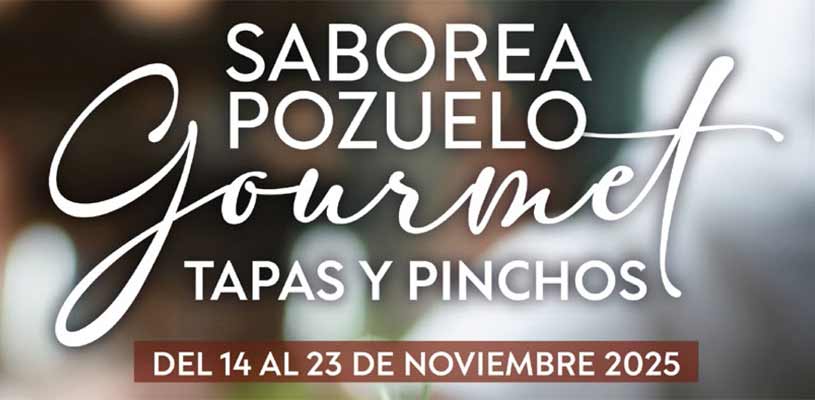 Cuadríptico Saborea Pozuelo Gourmet