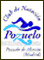 Logotipo del Club Natación Pozuelo formado por el dibujo de un nadador bajo el nombre del club y sobre la palabra 'Pozuelo'