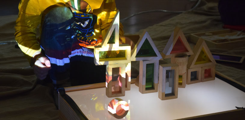 Navidad 2019: Juego sensorial "Blancos"