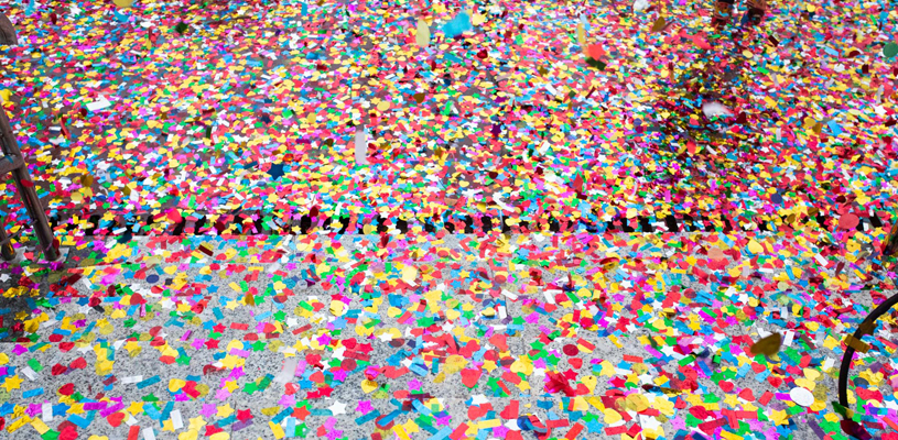 Confeti en el pregón