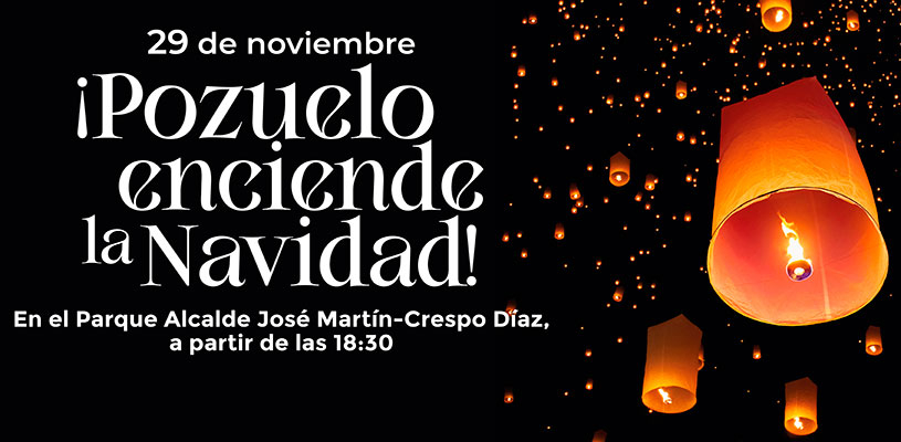 Banner Encendido de Navidad Pozuelo