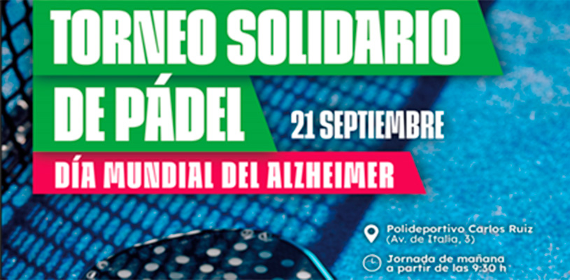 Cartel Torneo de pádel solidario