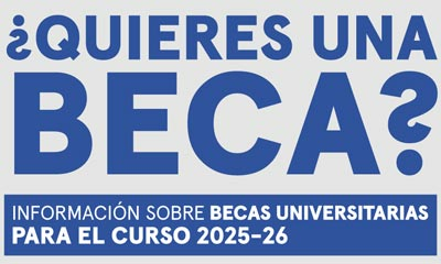 Tríptico Becas universitarias 2025-26