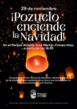 Cartel Encendido de la Navidad Pozuelo de Alarcón