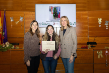 Entrega de premios del Concurso escolar navideño