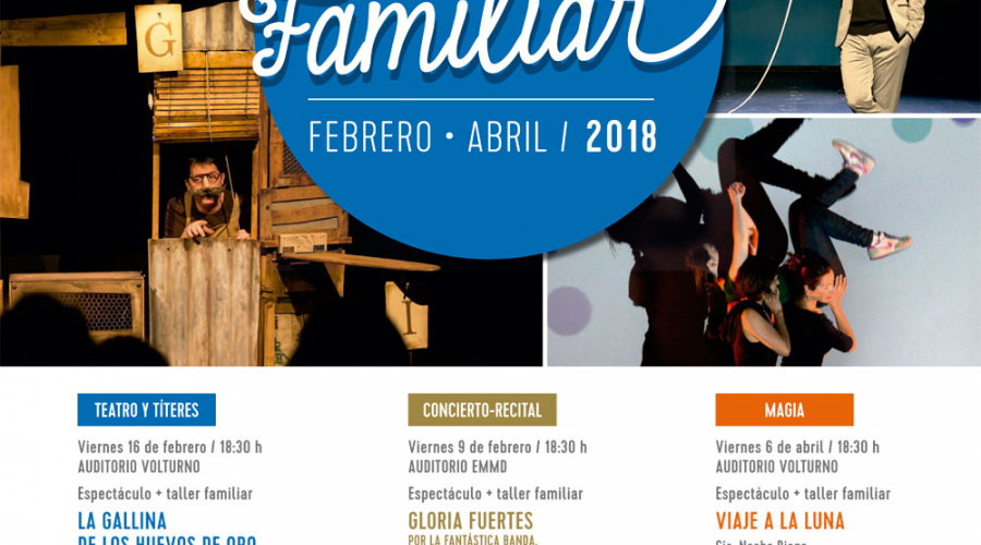 Cartel de la programación familiar
