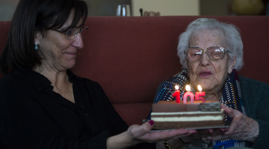 María Rodríguez cumple 105 años