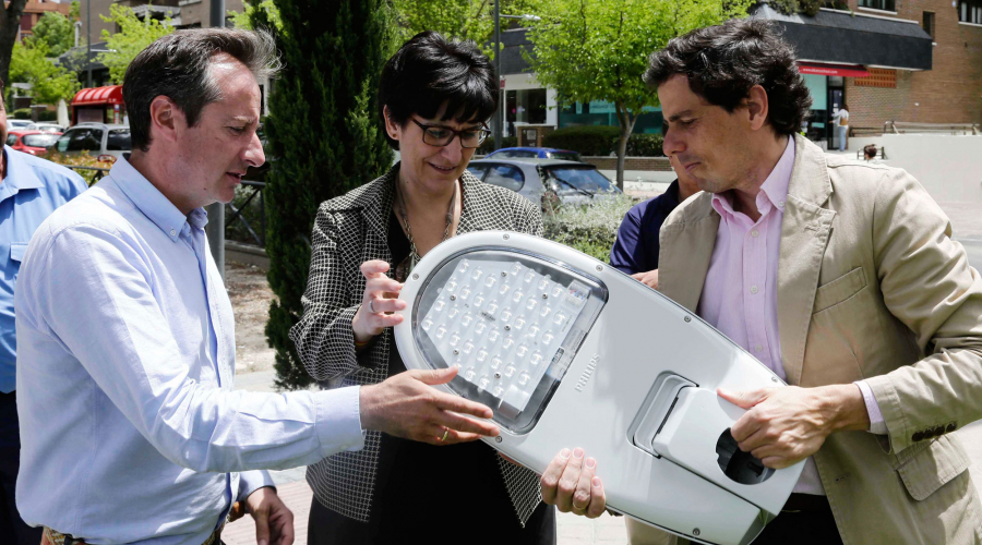 Renovación del alumbrado público en Pozuelo de Alarcón