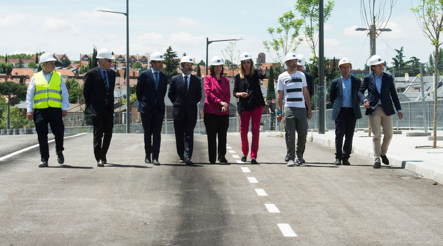 Visita a las obras de la Avenida del Talgo
