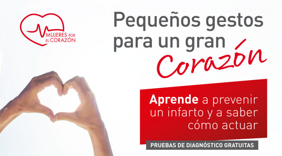 Cartel Mujeres por el corazón