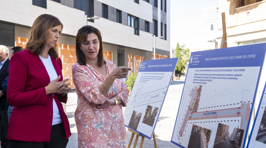 Presentación obras calle Sagunto