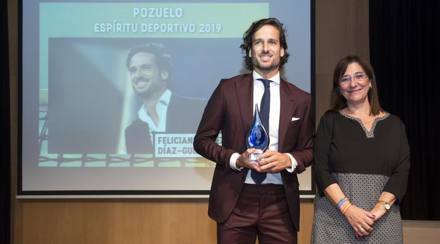 La alcaldesa Susana Pérez Quislant junto a Feliciano López