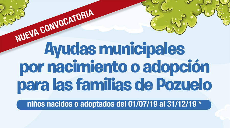 Cartel Ayudas por nacimiento