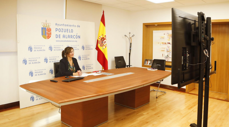 Susana Pérez Quislant, alcaldesa de Pozuelo de Alarcón, en las VII Jornadas sobre Terrorismo que la Asociación Víctimas del Terrorismo