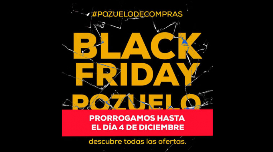 Cartel Black Friday Pozuelo ampliado