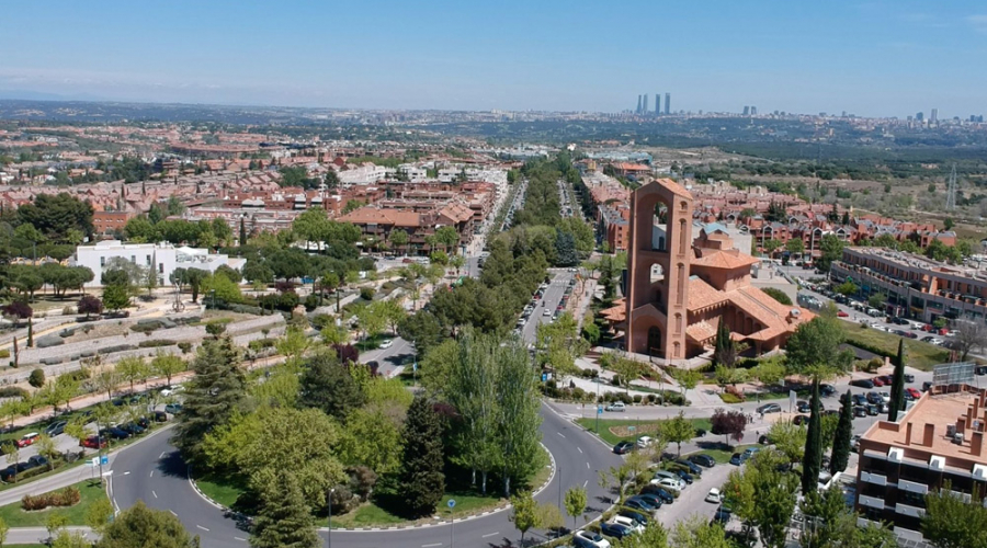 Pozuelo de Alarcón foto aérea