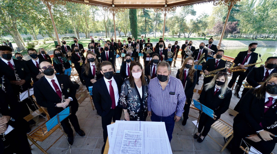 Quislant en el concierto de La Lira en el Día de la Hispanidad