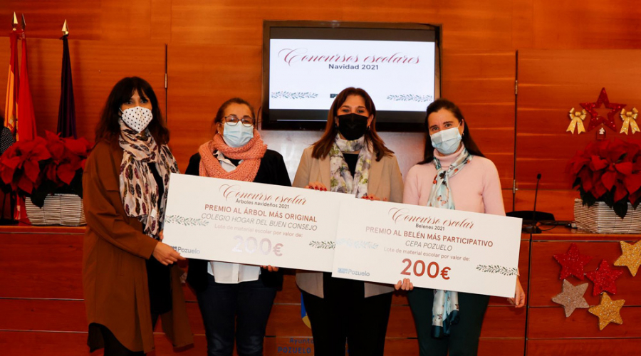 Premios concursos navideños de belenes, arboles y felicitaciones