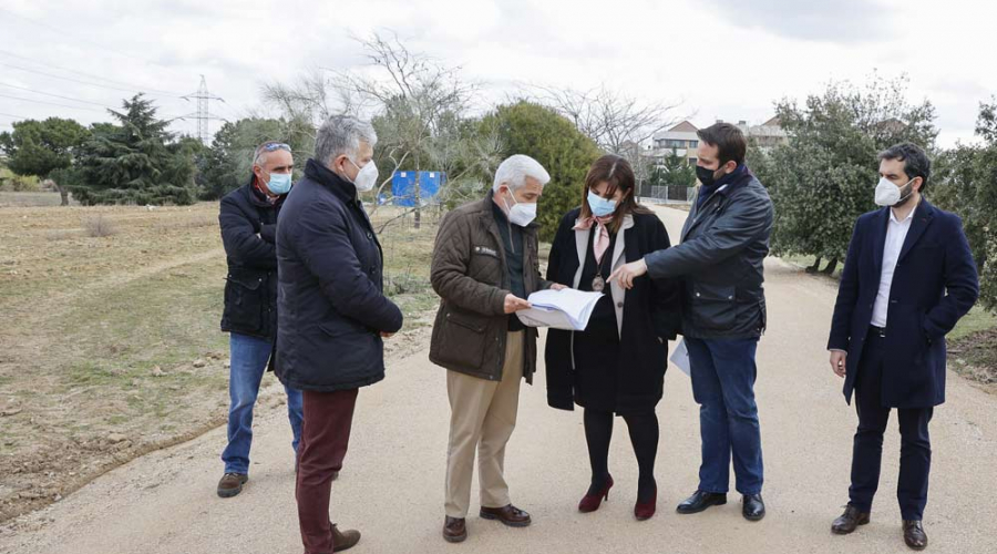 Visita las obras de mejora del parque Cruz de La Atalaya