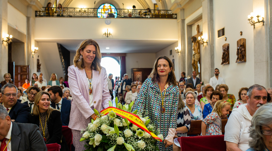 Un momento de la ofrenda