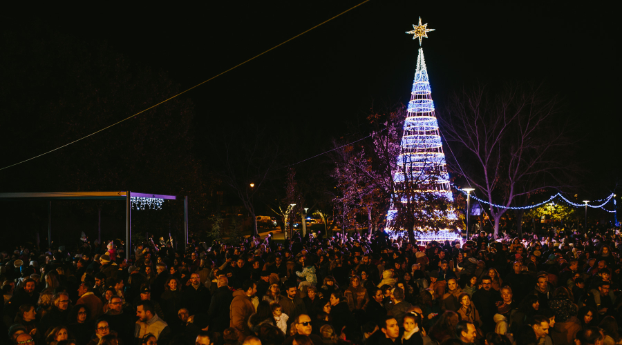 Encendido navideño en Pozuelo