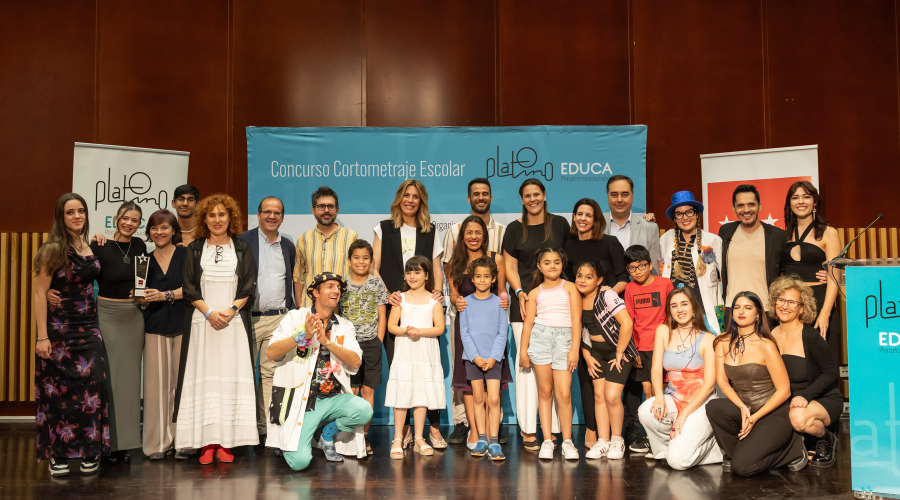 Entrega de premios del II Concurso de Cortometrajes Escolar Platino Educa
