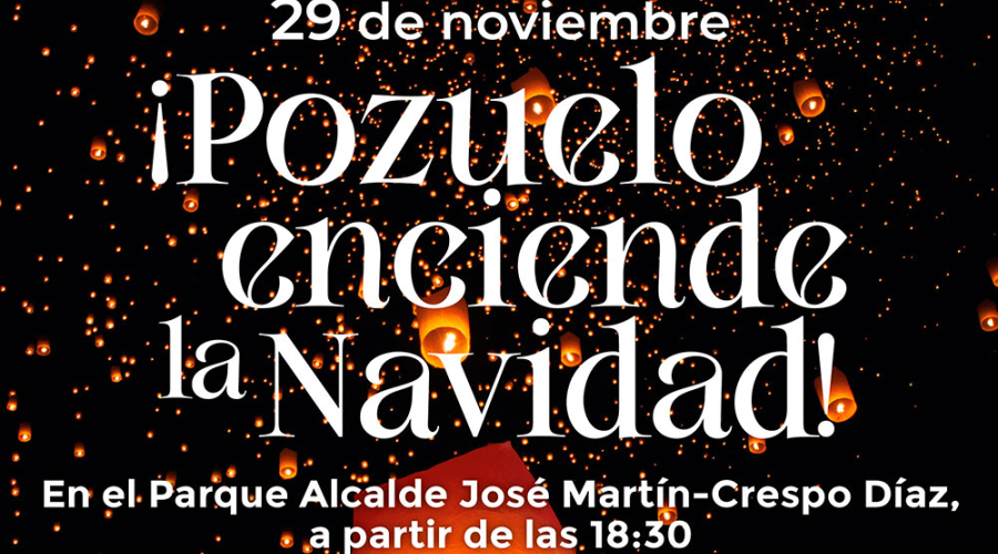 Cartel Encendido de la Navidad Pozuelo de Alarcón