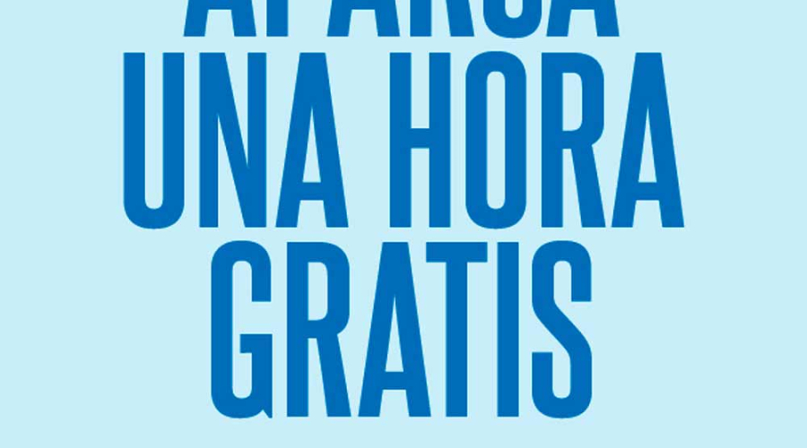 Aparcamiento 1 hora gratuita