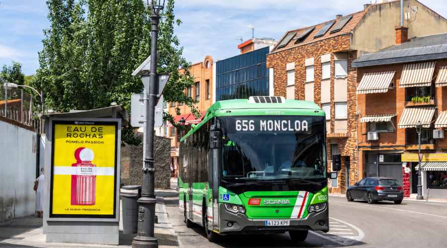 Autobus en Pozuelo
