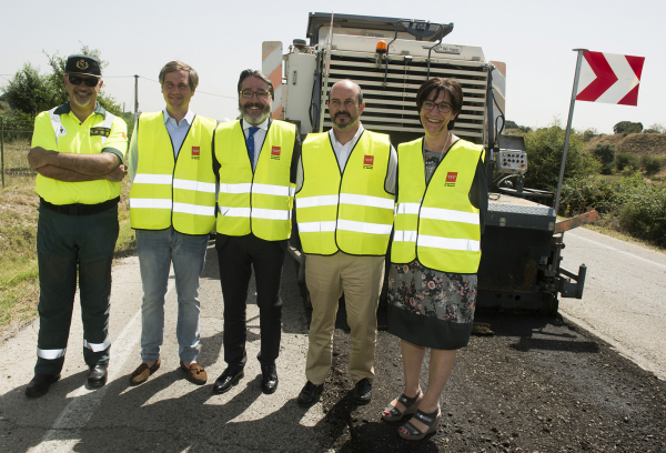 Inicio de las obras de mejora del firme de la M-513