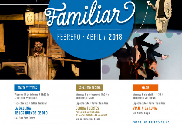 Cartel de la programación familiar
