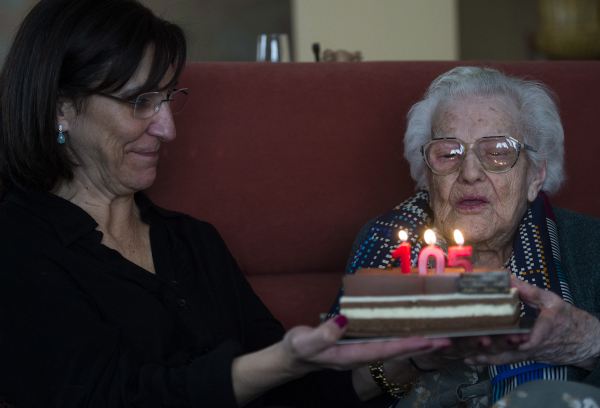 María Rodríguez cumple 105 años