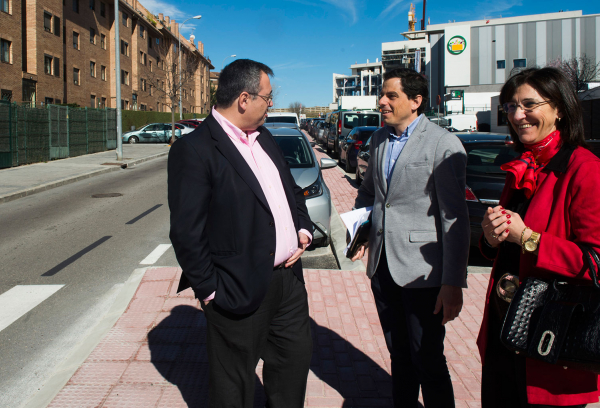 Visita a las obras de la calle Peñalara