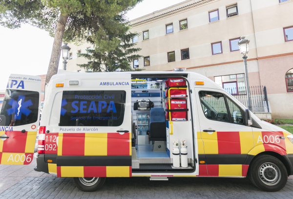 Una de las ambulancias del SEAPA