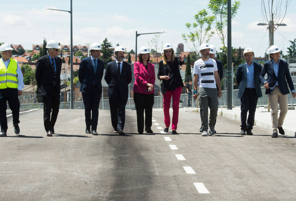 Visita a las obras de la Avenida del Talgo