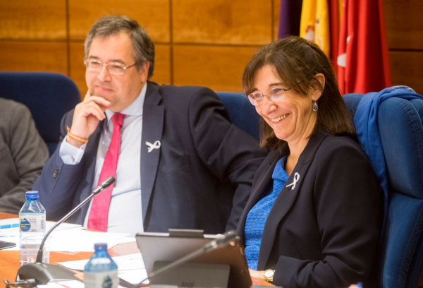 La alcaldesa, Susana Pérez Quislant durante la sesión del Pleno del mes de noviembre