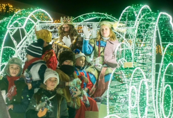 Una de las carrozas reales