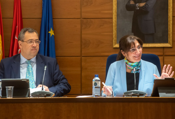 La alcaldesa, Susana Pérez Quislant durante la sesión del Pleno del mes de enero