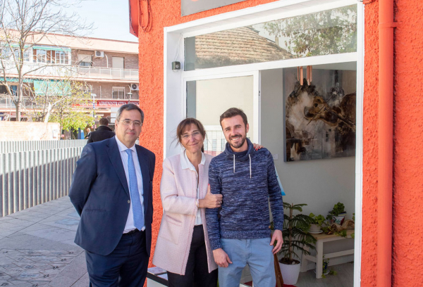 Visita a la academia y bienestar Álvaro Bernal