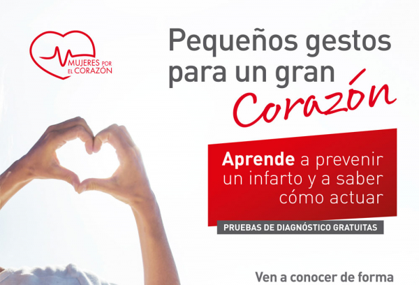 Cartel Mujeres por el corazón