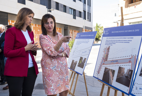 Presentación obras calle Sagunto